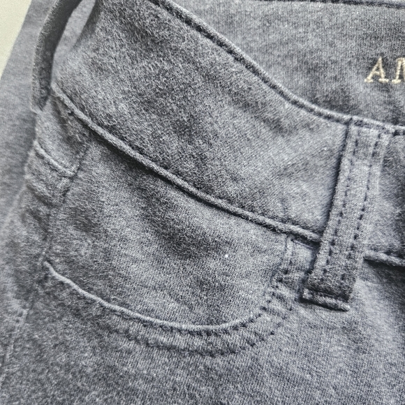 AMERICAN EAGLE Grey Knit Hi Rise Jegging Cotton Blend Low Rise 00 SHORT AE - Picture 7 of 8